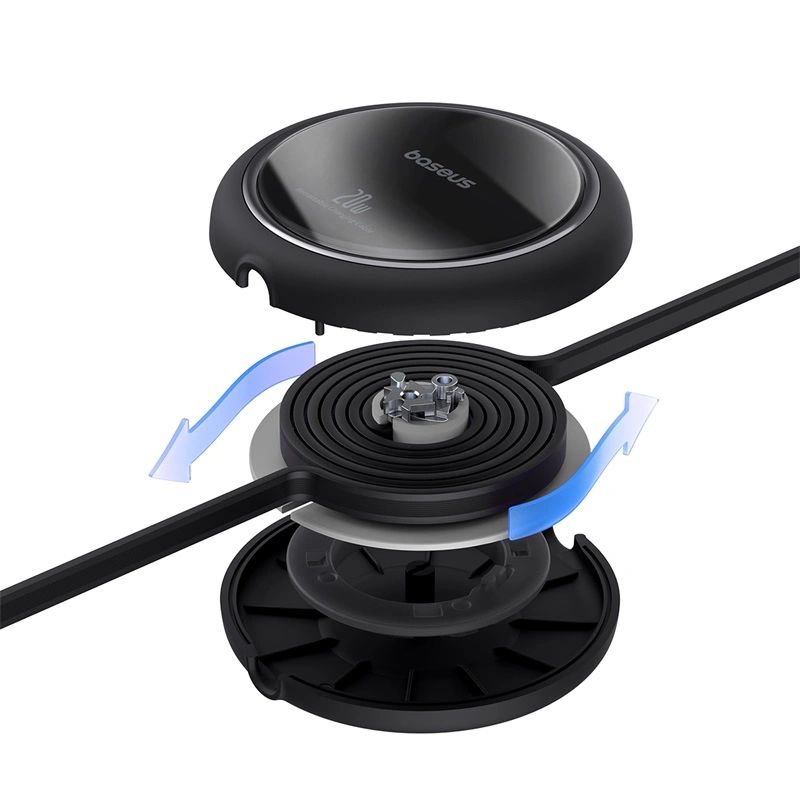 Baseus Free2Pull Retractable 20W Type-C to Lightning Charging cable 1m Black