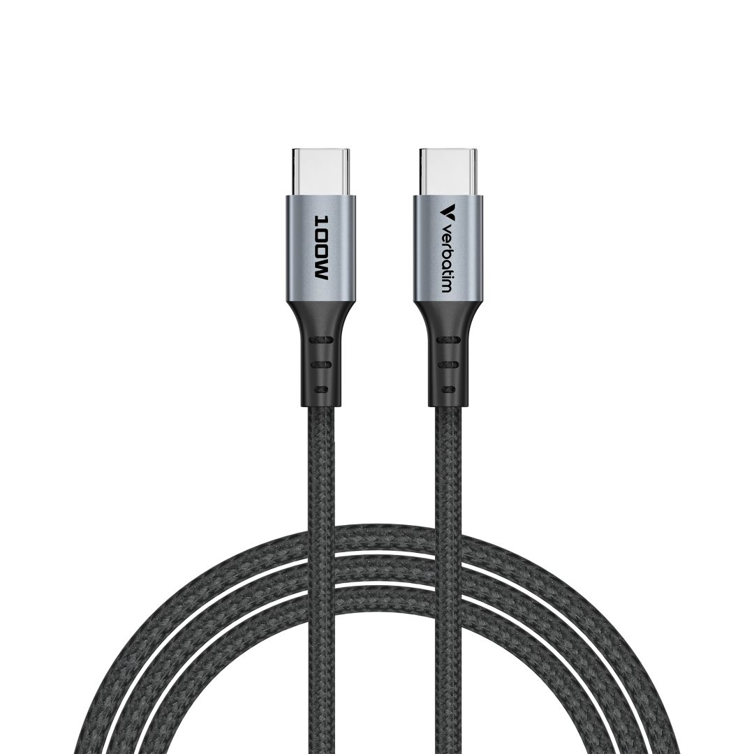 Verbatim Sync & Charge 100W Cable 1,2m Black