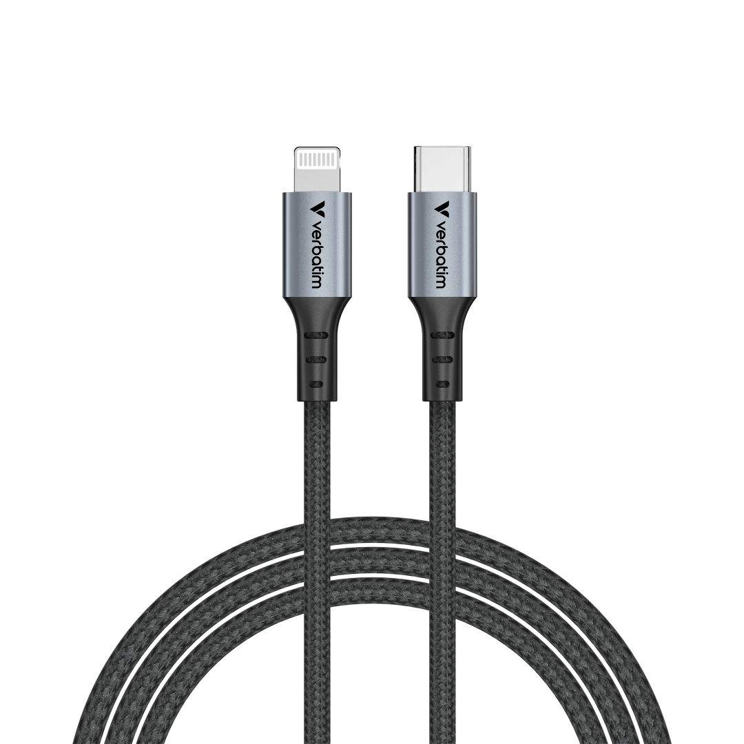 Verbatim Sync & Charge USB-C to Lightning Cable 1,2m Black
