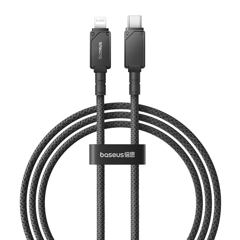 Baseus Unbreakable Series Fast Charging Data Cable Type-C to Lightning 20W Cluster 1m Black