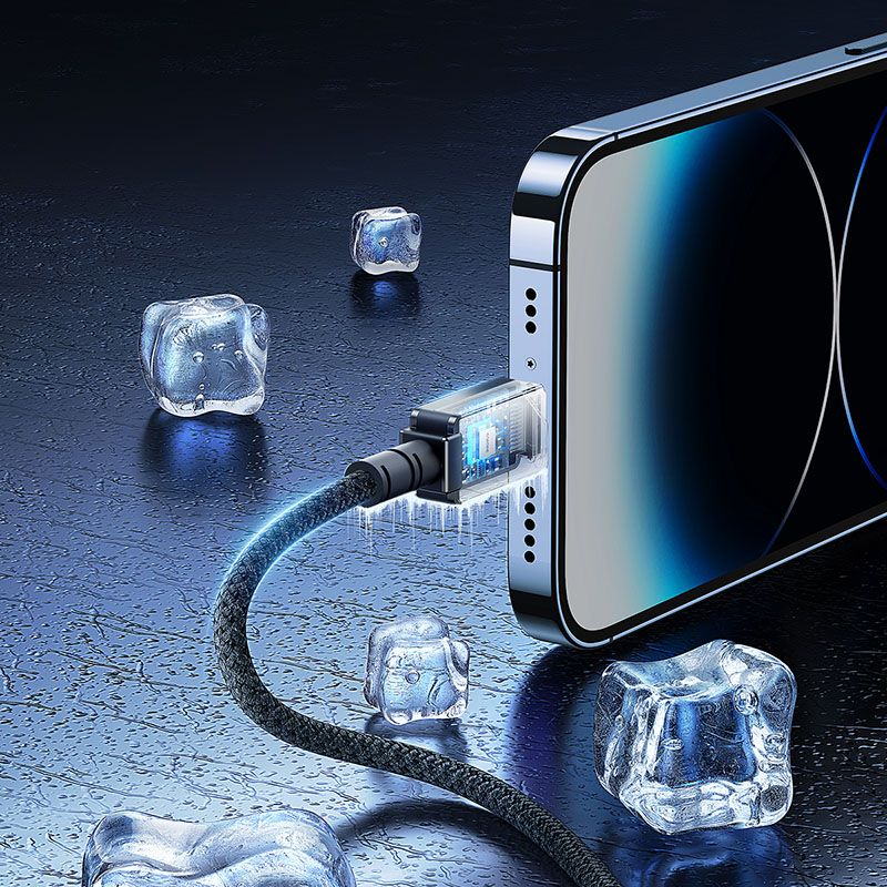 Baseus Unbreakable Series Fast Charging Data Cable Type-C to Lightning 20W Cluster 1m Black