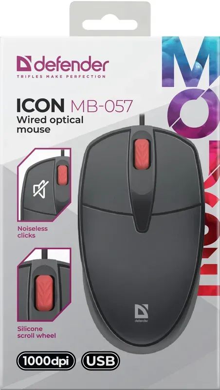 Defender Icon MB-057 Mouse Black