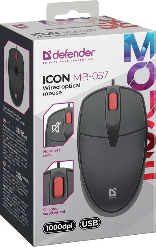 Defender Icon MB-057 Mouse Black