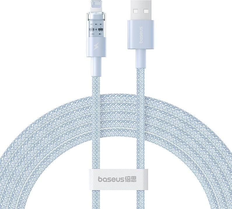 Baseus Gem USB to IP lightning 2.4A fast charging cable 1m Blue