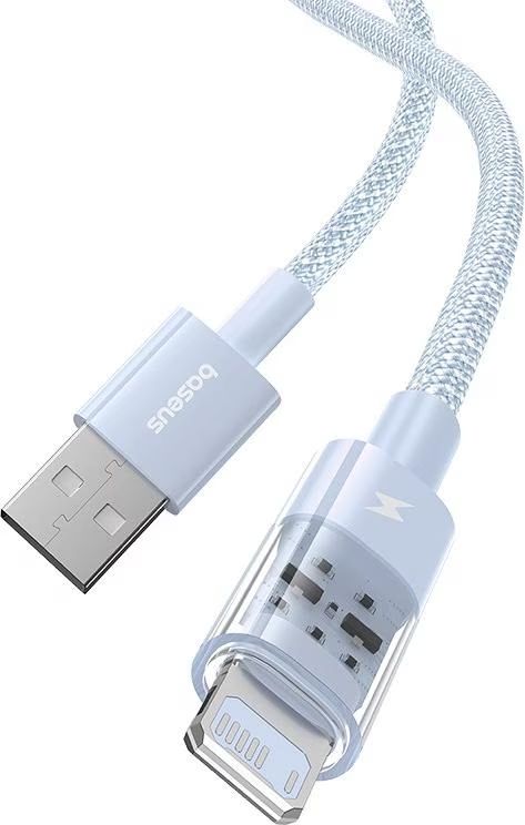 Baseus Gem USB to IP lightning 2.4A fast charging cable 2m Blue