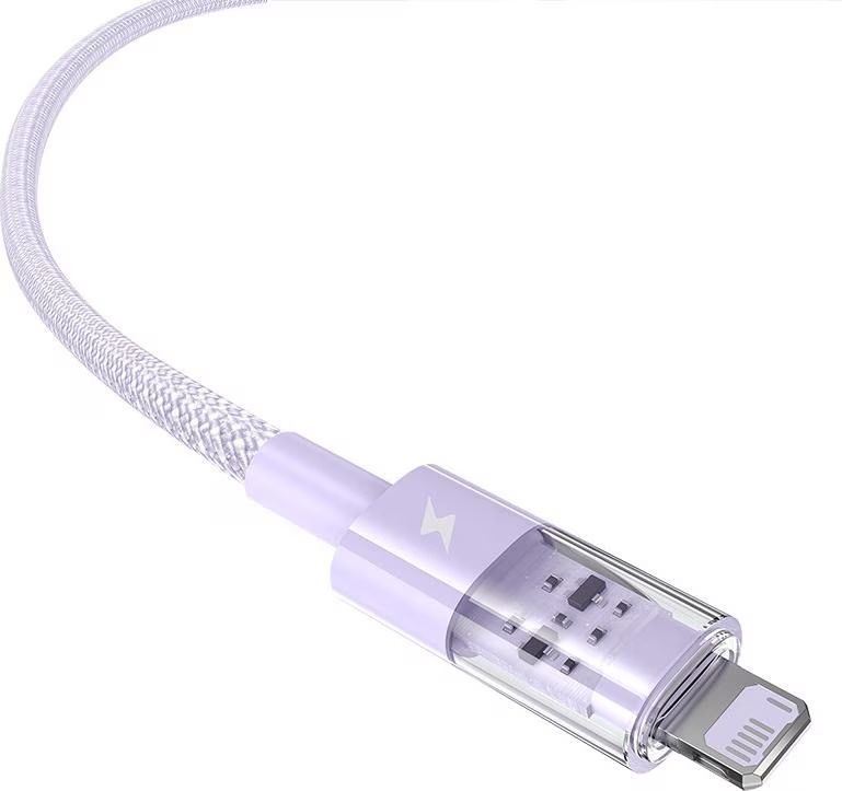 Baseus Gem USB to IP lightning 2.4A fast charging cable 2m Purple