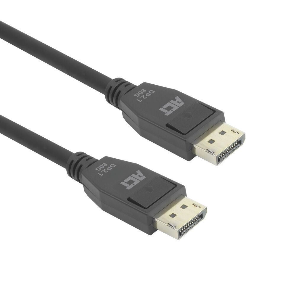 ACT DisplayPort 2.1 cable 8K male to male 1m Black