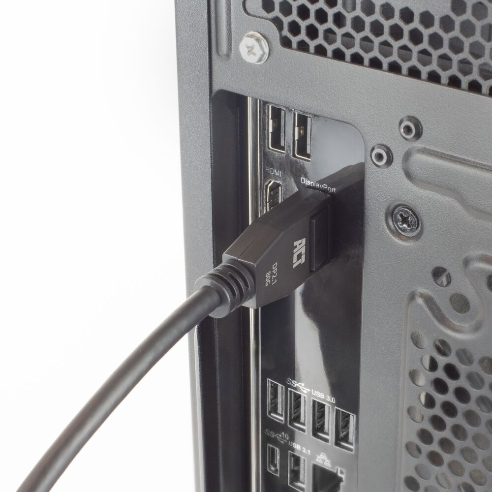 ACT DisplayPort 2.1 cable 8K male to male 2m Black