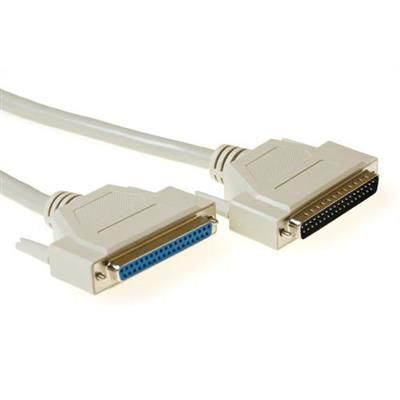 ACT 37 pin D-sub male - 37 pin D-sub female cable 1m White