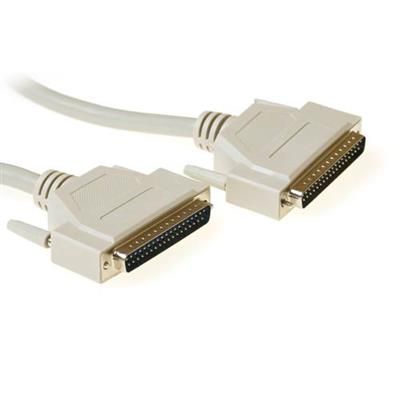 ACT 37 pin D-sub male - 37 pin D-sub male cable 1m White