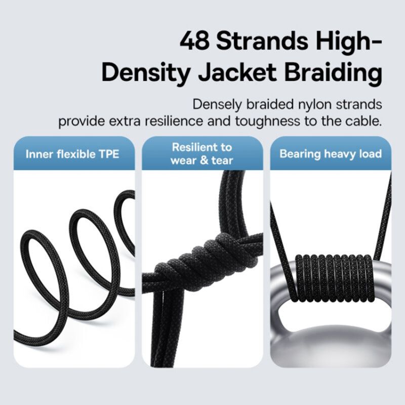 Baseus Gem USB-C to iP lightning fast charging cable 20W 1m Black