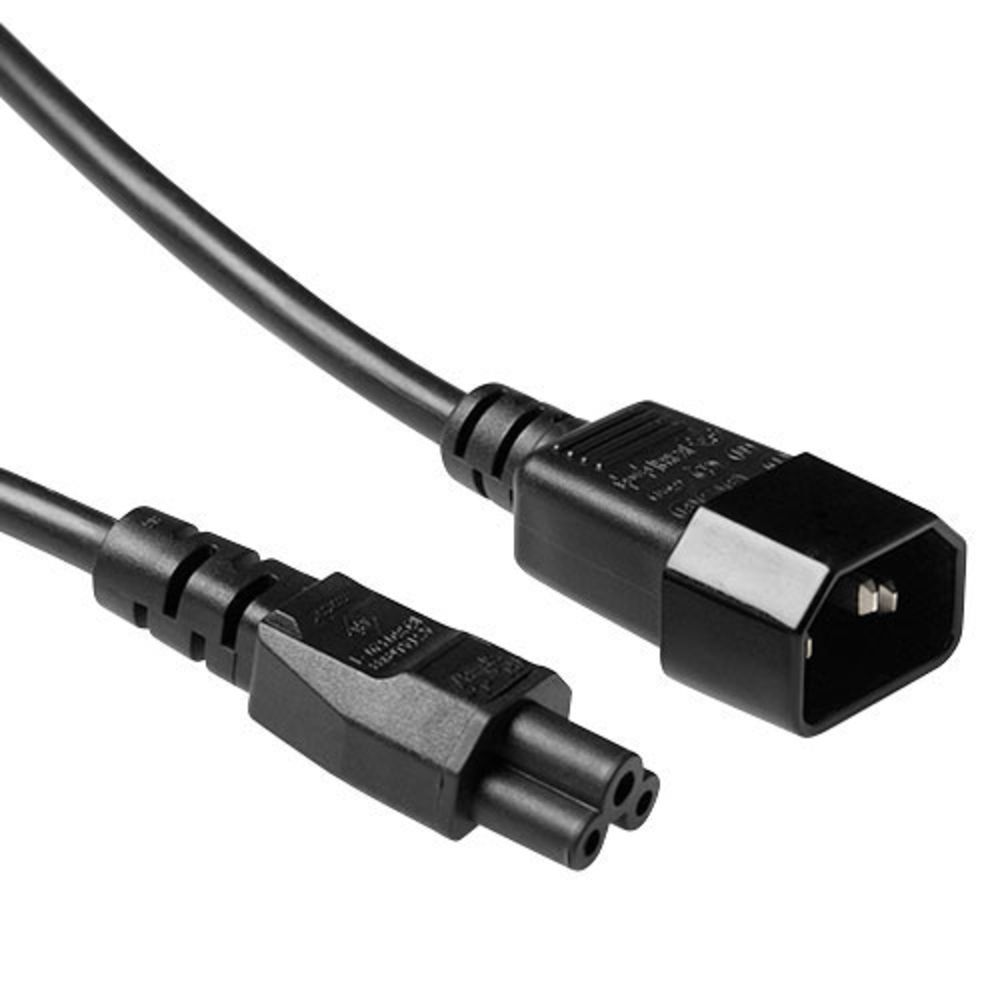 ACT AK5434 Powercord C14 - C5 3m Black