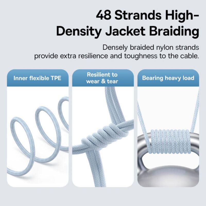 Baseus Gem USB-C to iP lightning fast charging cable 20W 1m Blue