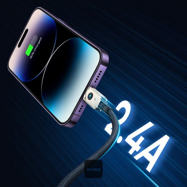 Baseus Unbreakable USB A to iP lightning 5V-2.4A cable 1m White