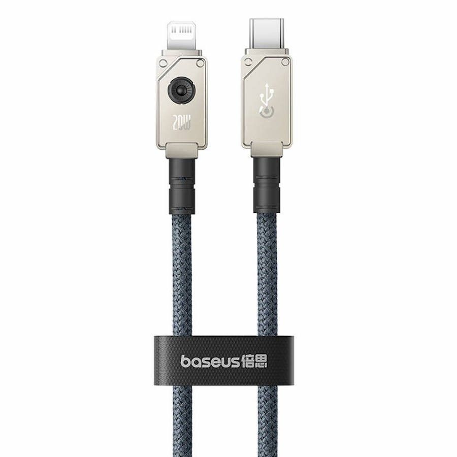 Baseus Unbreakable USB C to iP lightning 20W cable 1m White