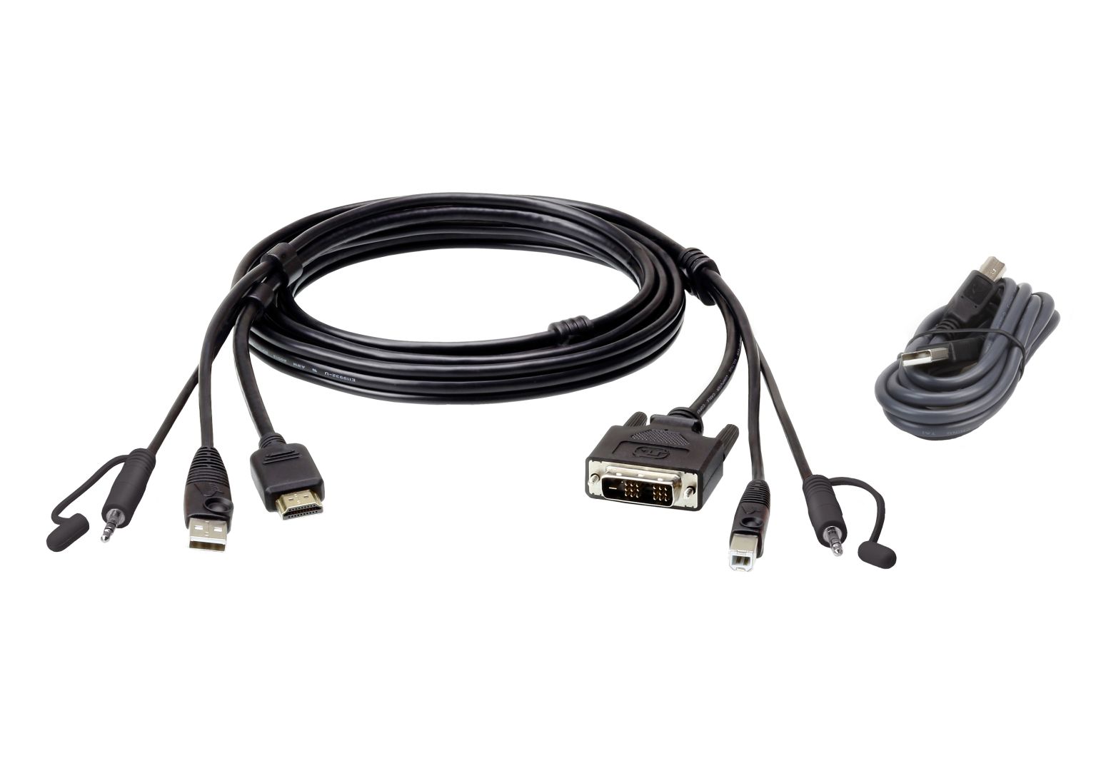 ATEN HDMI to DVI-D Secure KVM Cable Kit 1,8m Cable Black