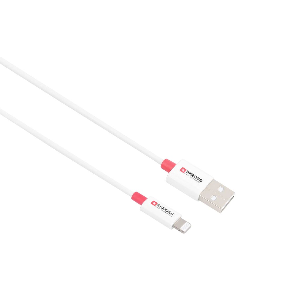 SKROSS USB-A to Lightning cable 1,2m White