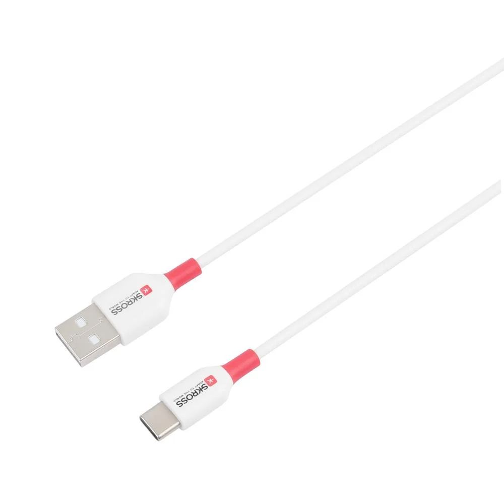 SKROSS USB-A to USB-C cable 1,2m White