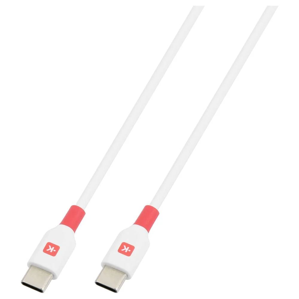 SKROSS USB-C to USB-C fast charger cable 1,2m White