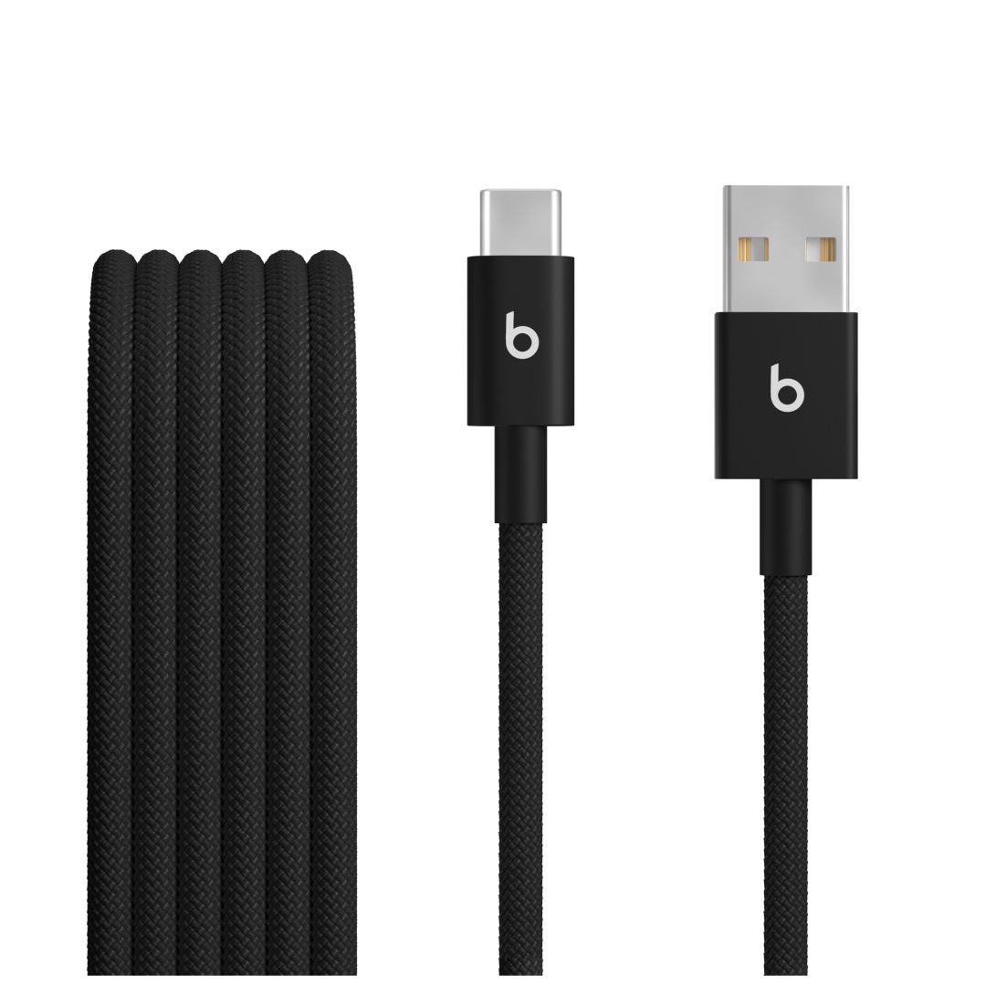 Apple Beats USB-A to USB-C Woven Cable 1,5m Bolt Black (Two-Pack)