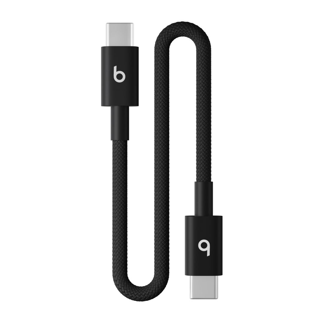 Apple Beats USB‑C to USB‑C Woven Short Cable 0,2m Bolt Black