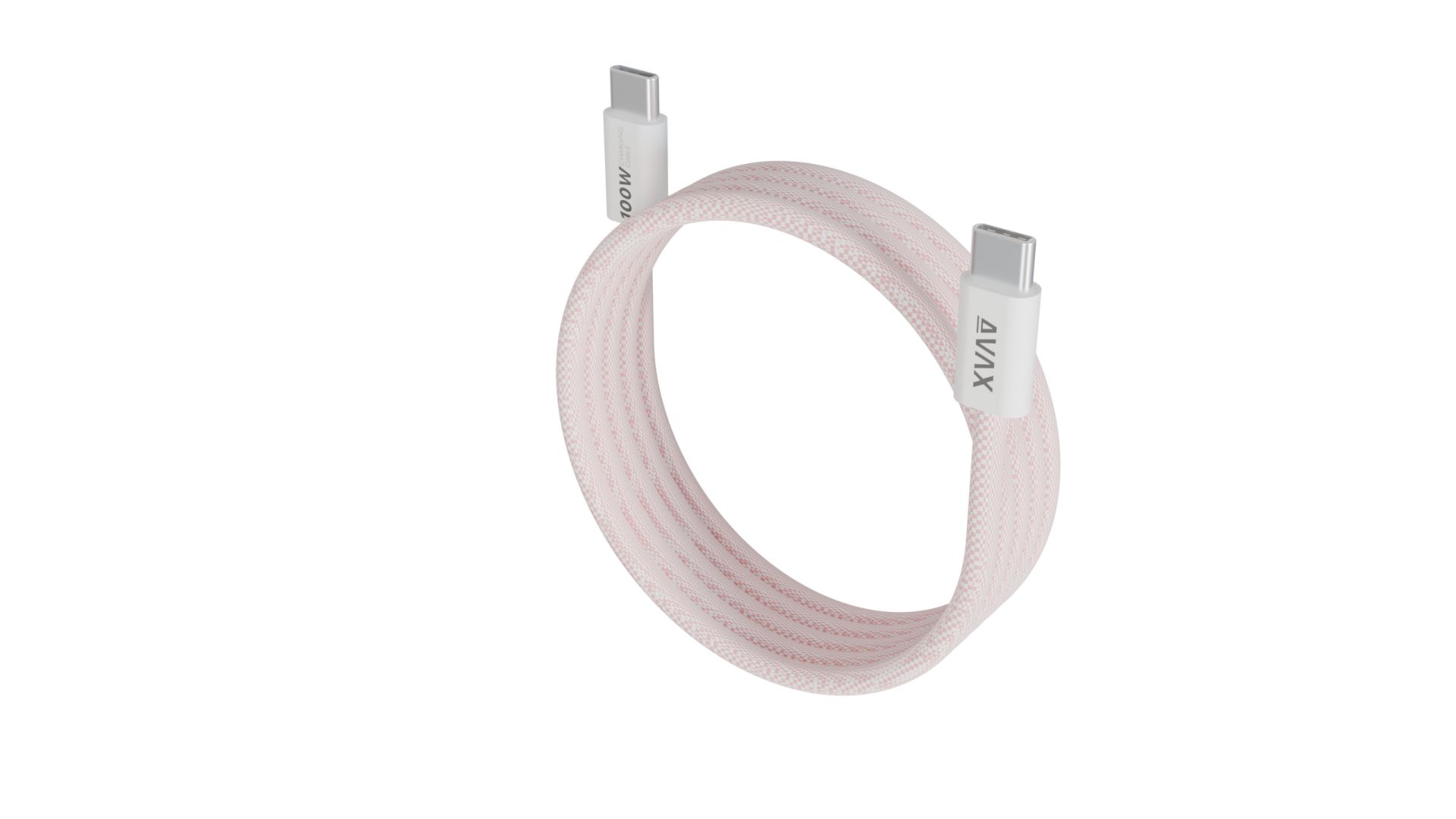 Avax CB610P MAGNETY 100W USB-C Magnetic Charger 1m Pink