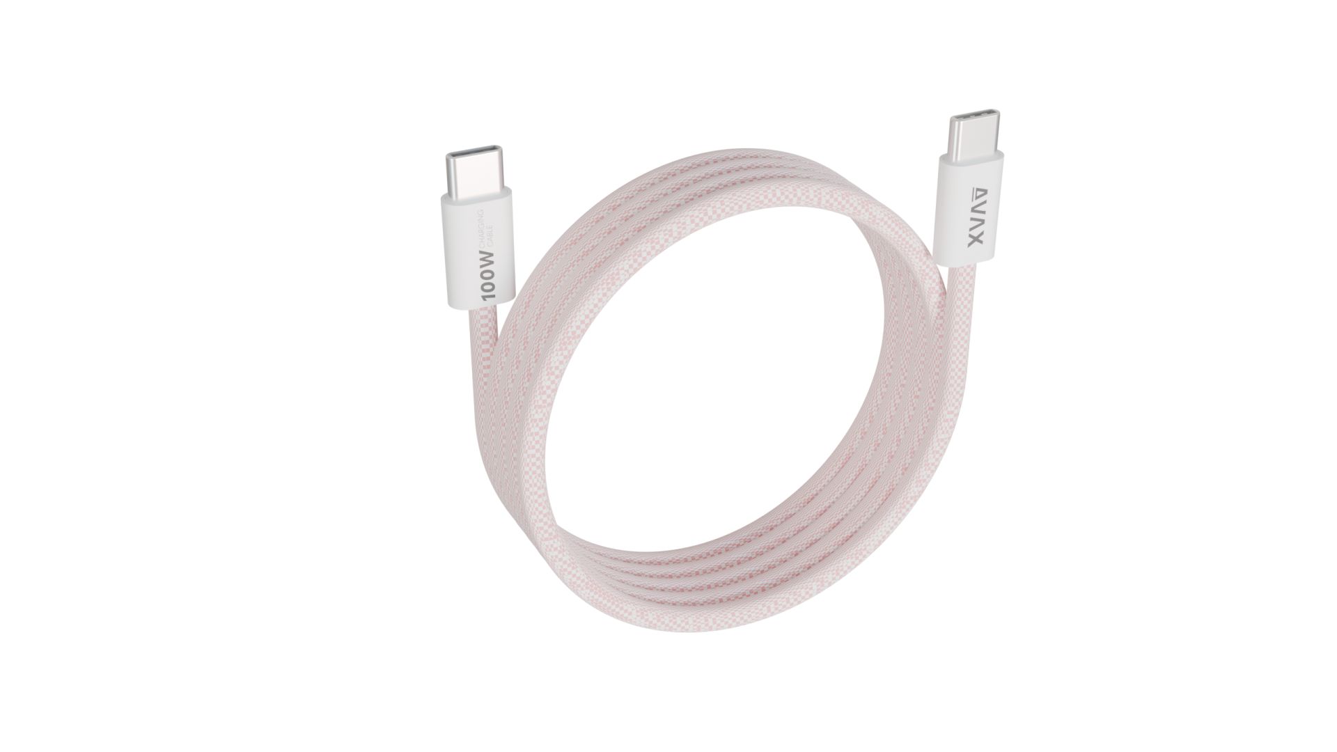 Avax CB610P MAGNETY 100W USB-C Magnetic Charger 1m Pink