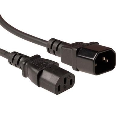 ACT Powercord LSZH C13 - C14 3m Black