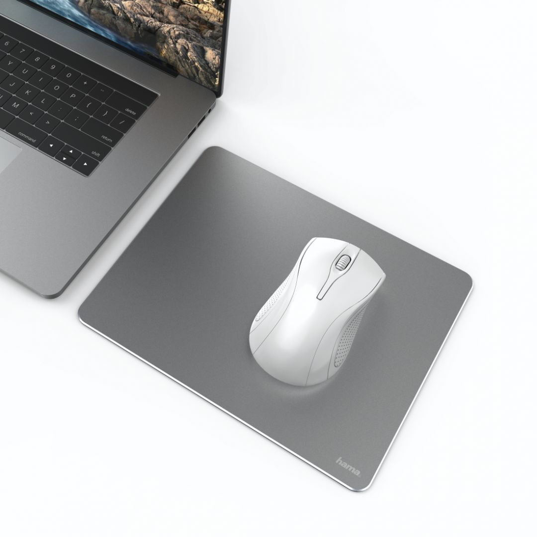 Hama Aluminium Egérpad Silver