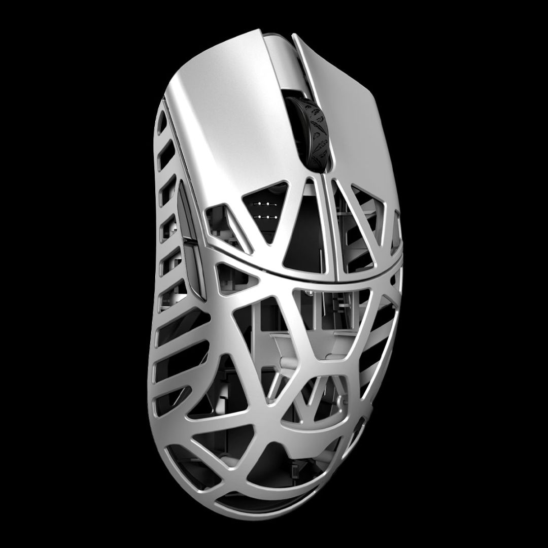 WLMouse Beast X Max Wireless Mouse Metalic Silver