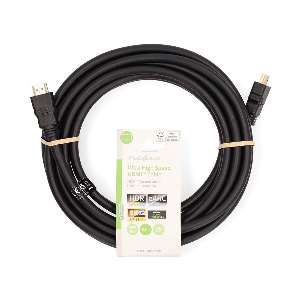 Nedis ultra HDMI 2.1 Cable 5m Black