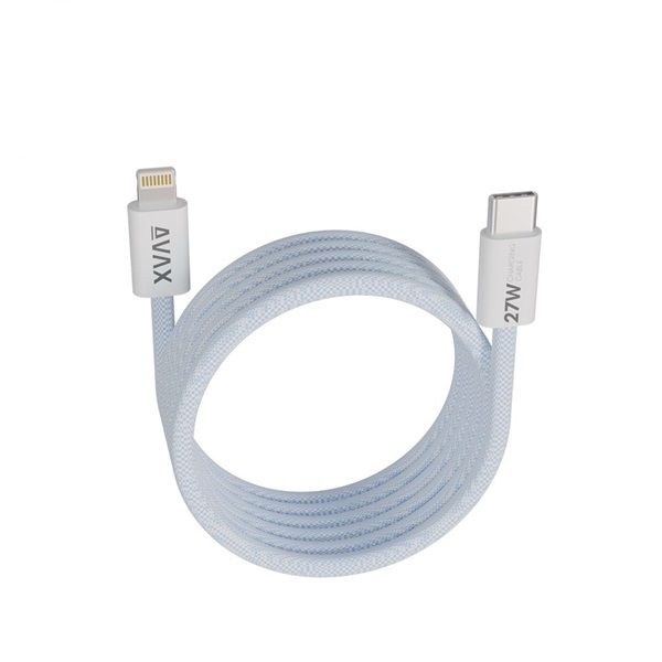 Avax CB611LB MAGNETY 27W USB-C - Lightning Magnetic Charger 1m Light Blue