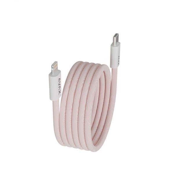 Avax CB611P MAGNETY 27W USB-C - Lightning Magnetic Charger 1m Pink