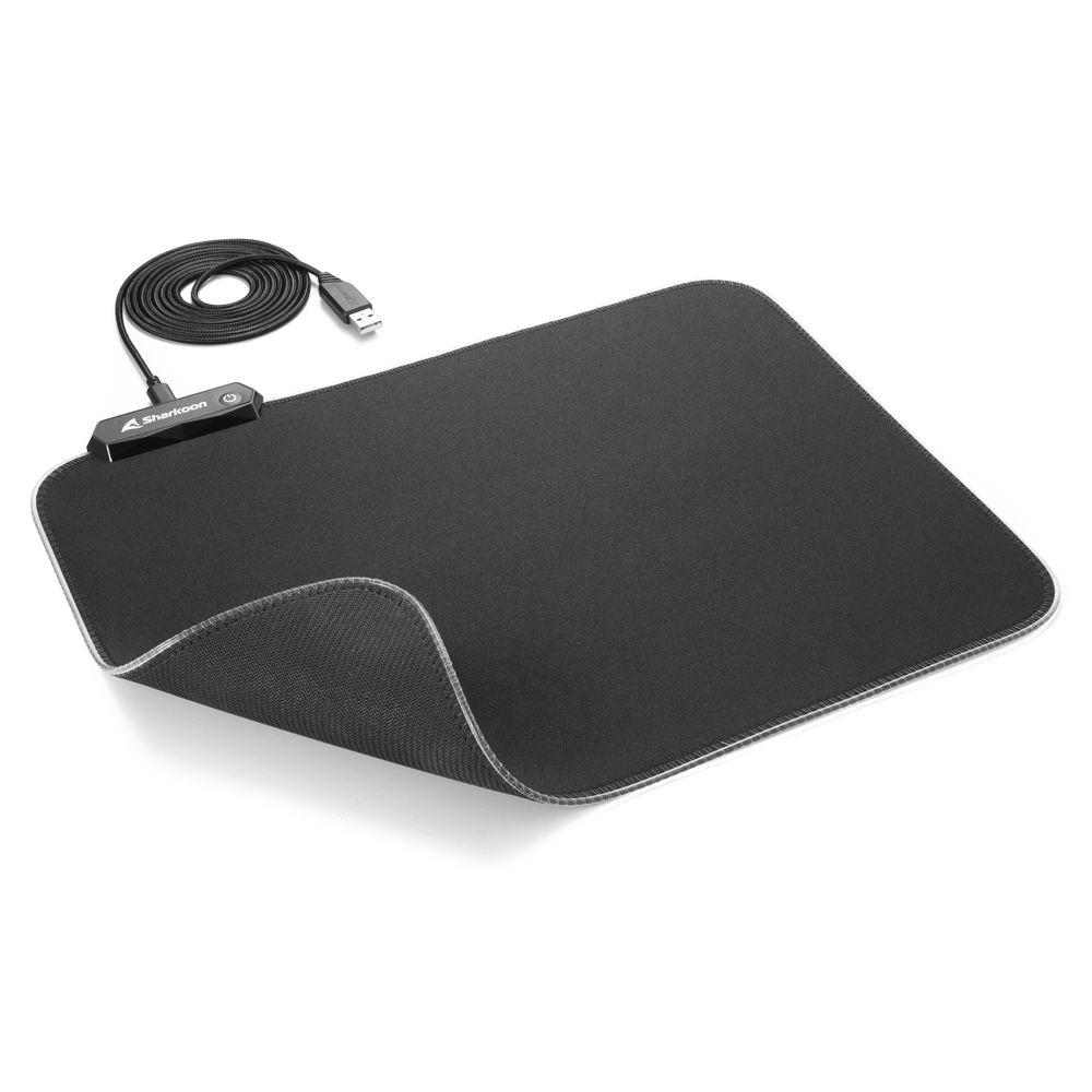 Sharkoon 1337 RGB V2 Gaming Mat 360 Egérpad Black
