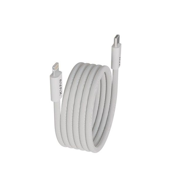 Avax CB611W MAGNETY 27W USB-C - Lightning Magnetic Charger 1m White