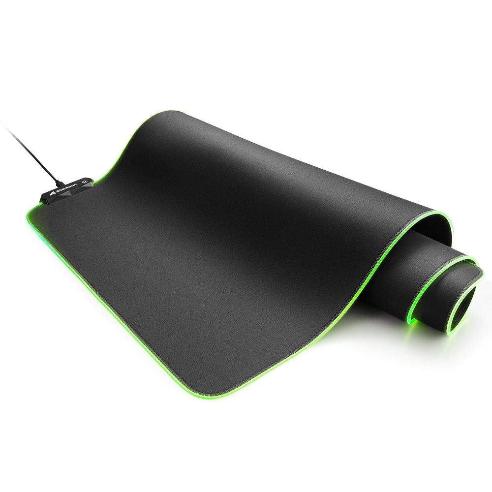 Sharkoon 1337 RGB V2 Gaming Mat 900 Egérpad Black