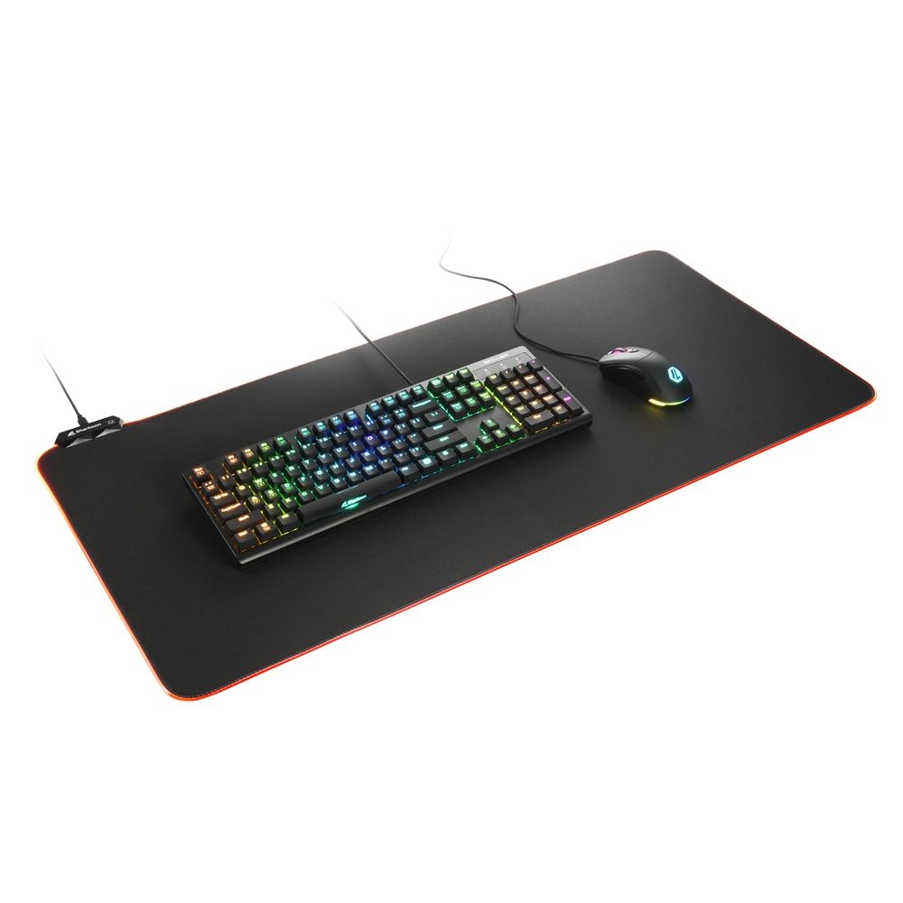 Sharkoon 1337 RGB V2 Gaming Mat 900 Egérpad Black