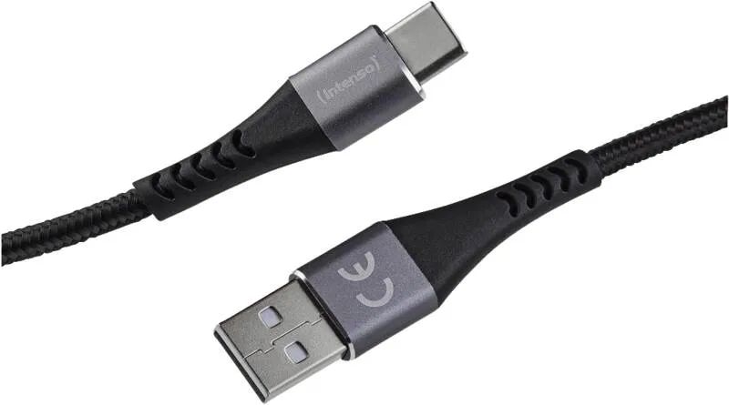Intenso A315C USB-A to USB-C Charging & Data Cable 1,5m Black