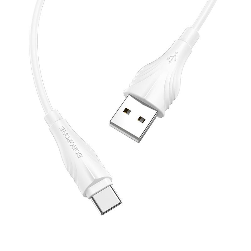 BOROFONE BX18TYPE-C Type-C Charging Data Cable 2m White