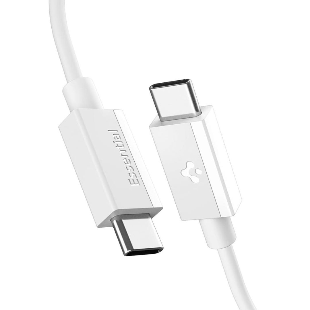 Spigen Essential USB-C to USB-C 60W cable 1m White