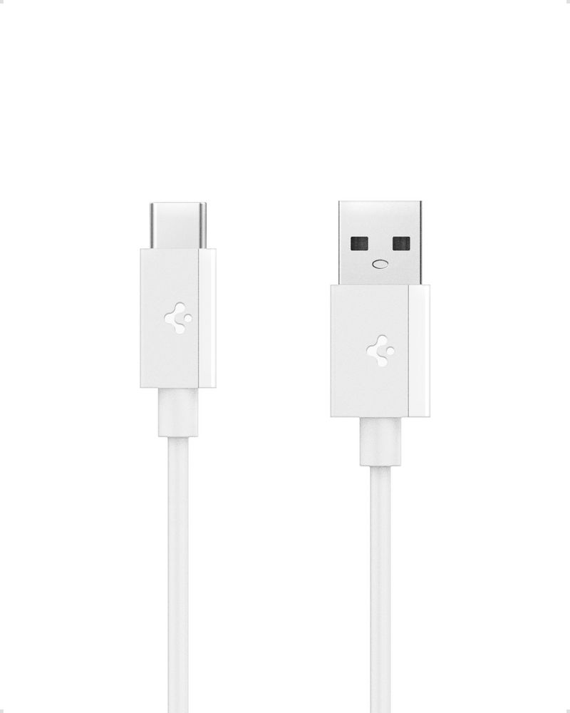 Spigen Essential USB-A to USB C-60W Cable 1m White