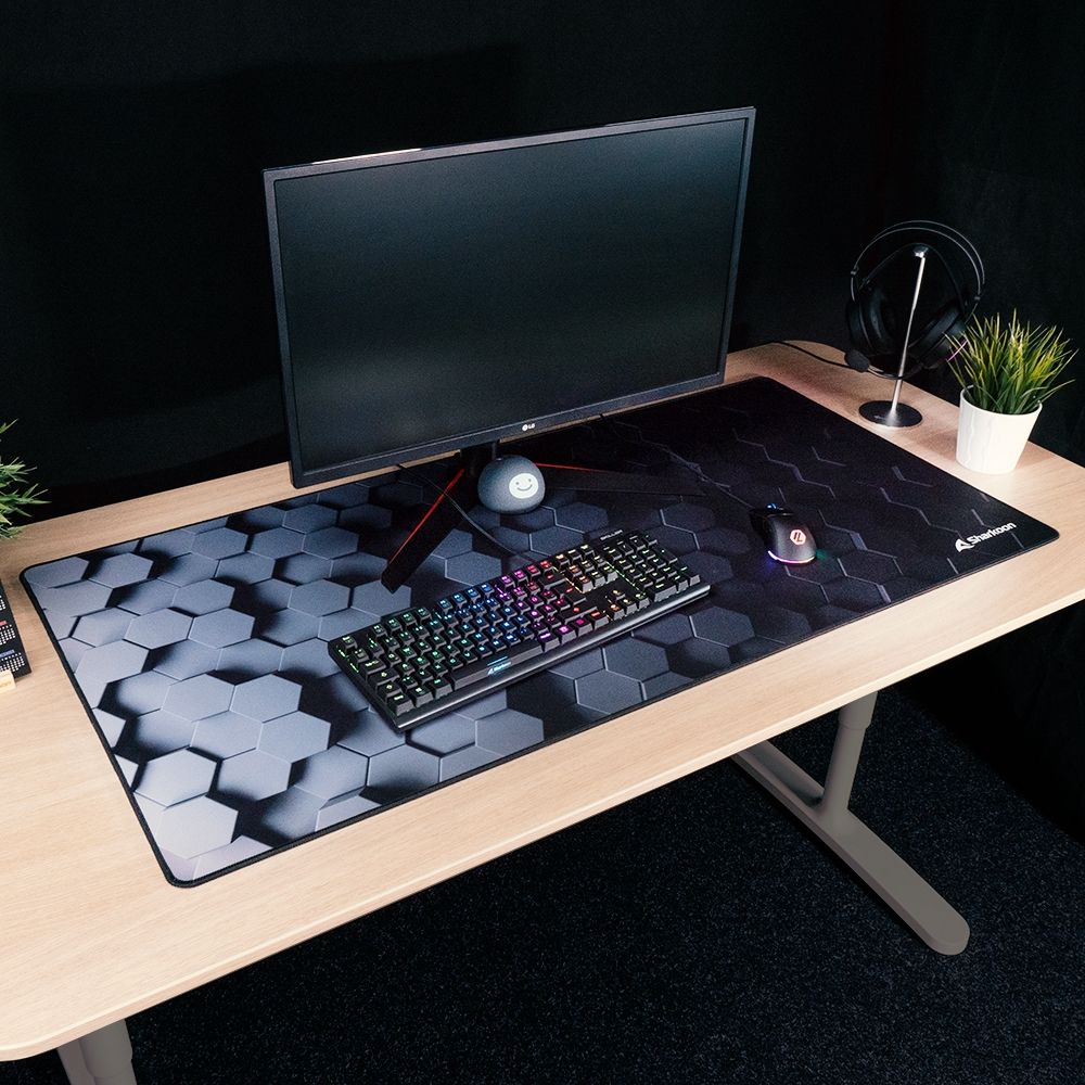 Sharkoon Skiller SGP30 Big Hex Egérpad Black