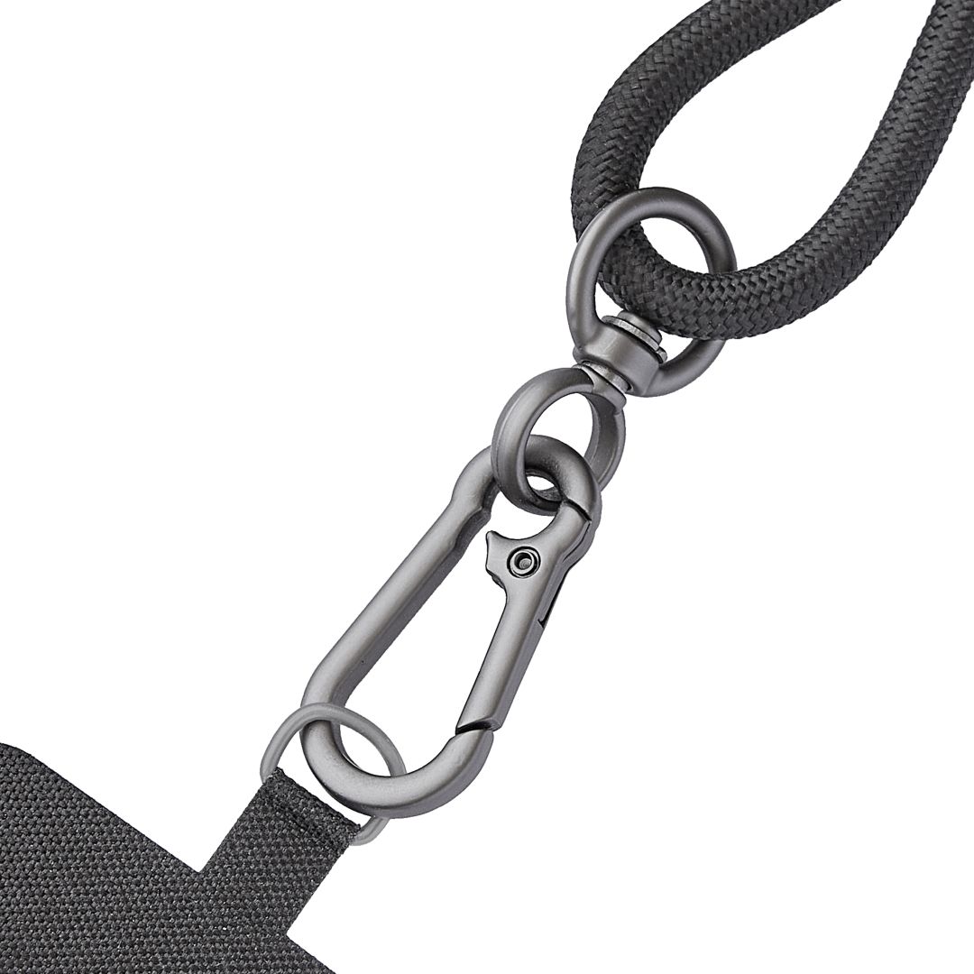 Intenso Cell Phone Charging Lanyard Cable 1,65m Black