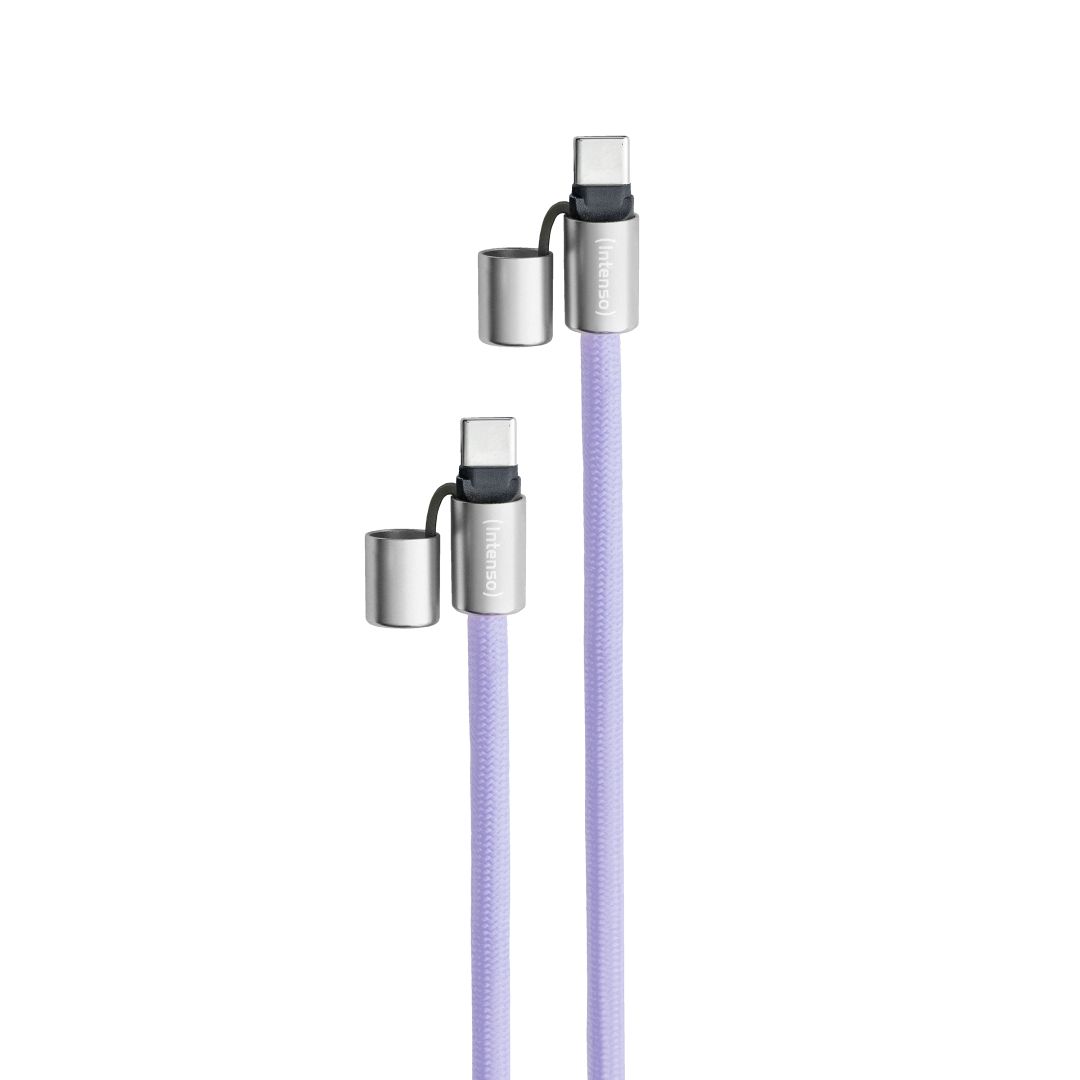 Intenso Cell Phone Charging Lanyard Cable 1,65m Purple