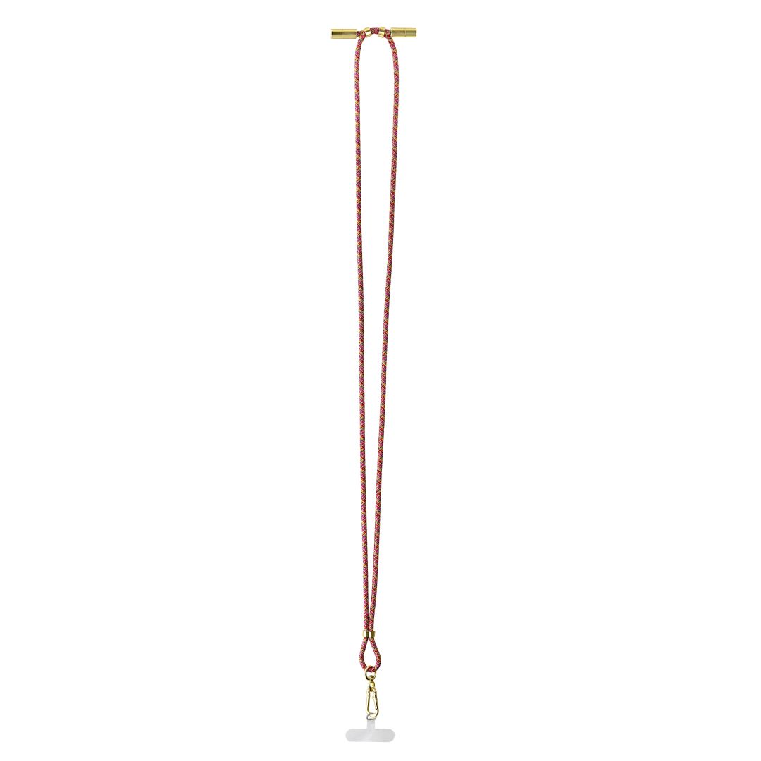 Intenso Cell Phone Charging Lanyard Cable 1,65m Neon Mix