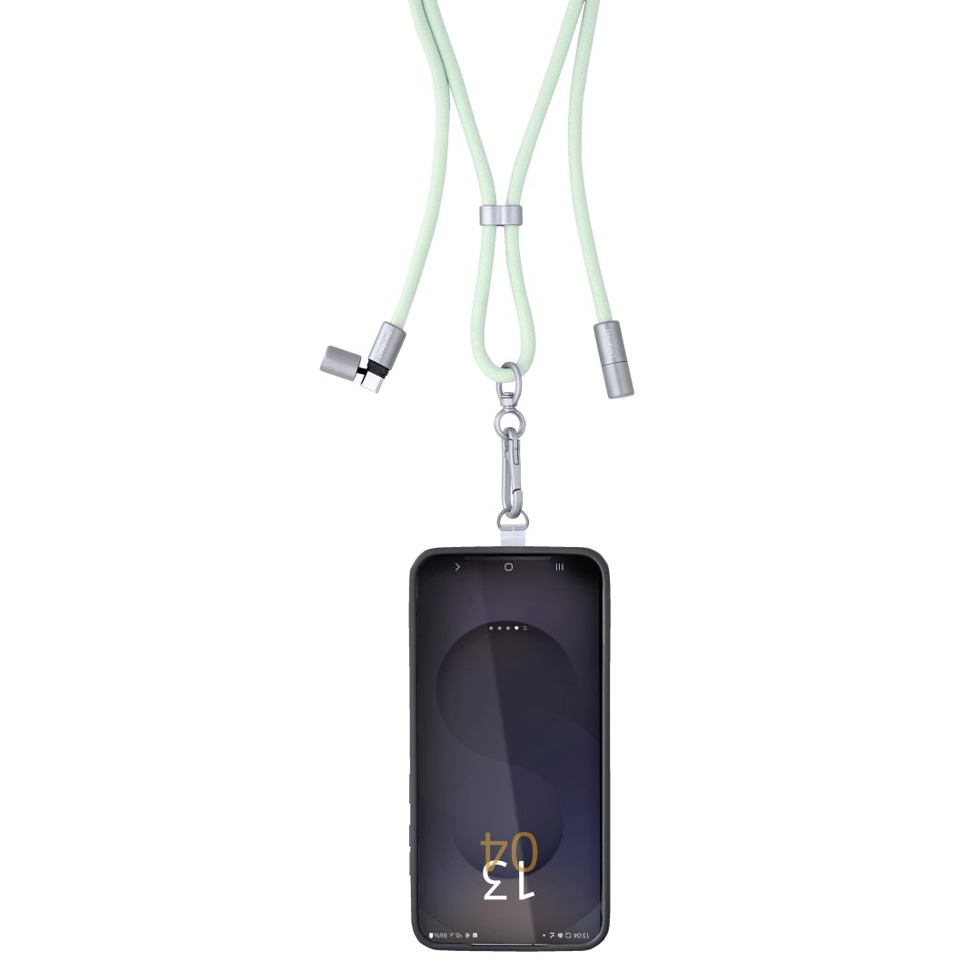 Intenso Cell Phone Charging Lanyard Cable 1,65m Green