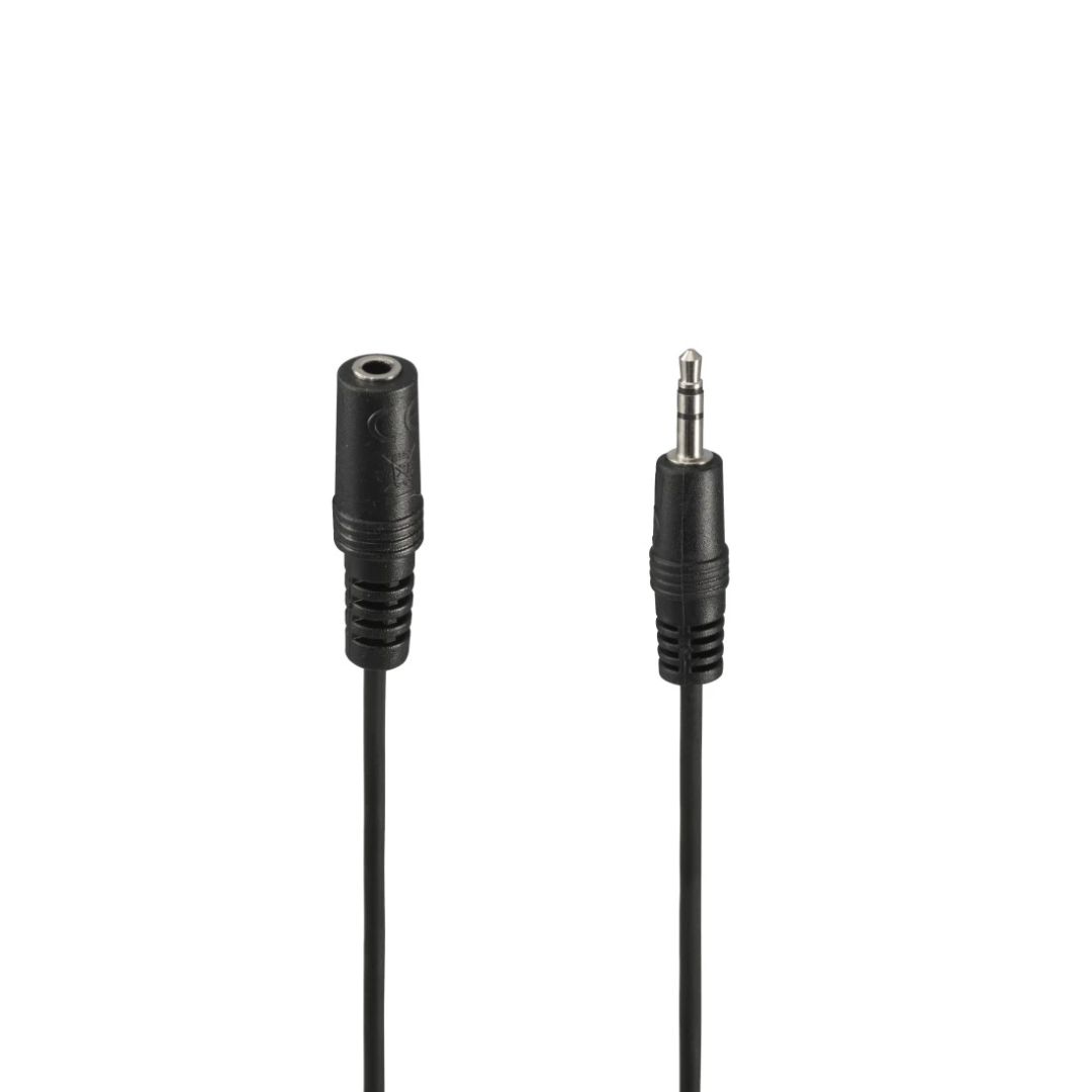 Hama 3.5 mm Jack Plug / Socket Stereo Audio Cable 2m Black