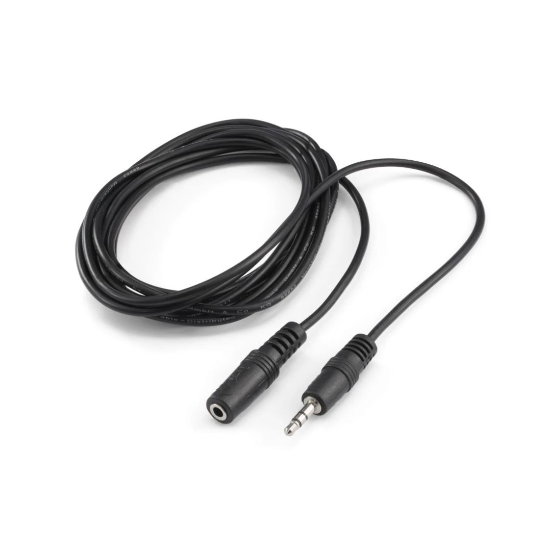 Hama 3.5 mm Jack Plug / Socket Stereo Audio Cable 2m Black