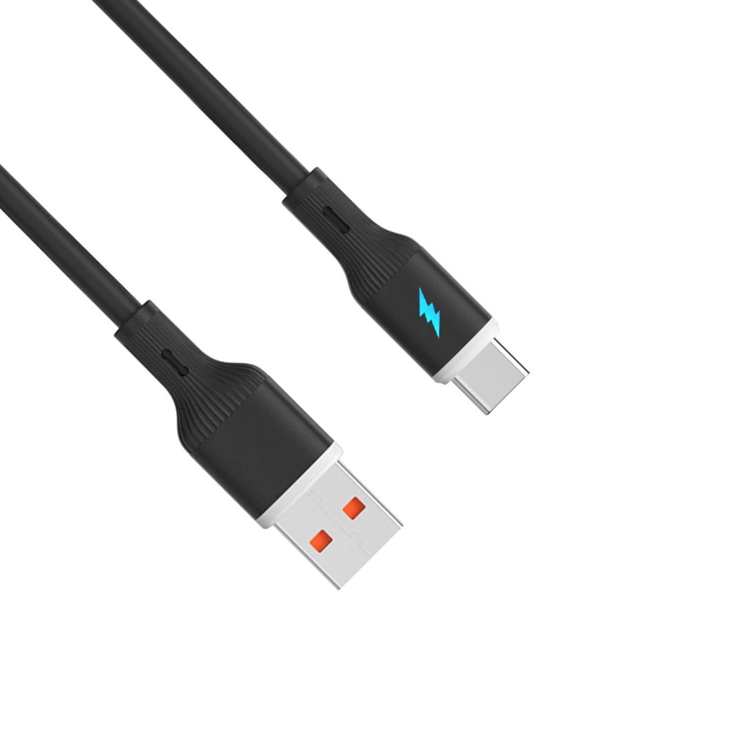 Akyga AK-USB-62 USB-A to USB-C 18W Cable 1m Black