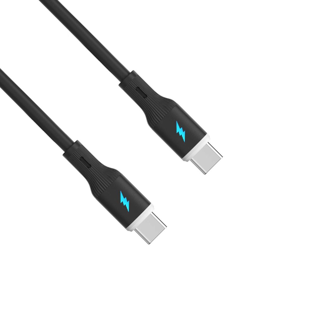 Akyga AK-USB-67 USB-C to USB-C 60W Cable 1m Black